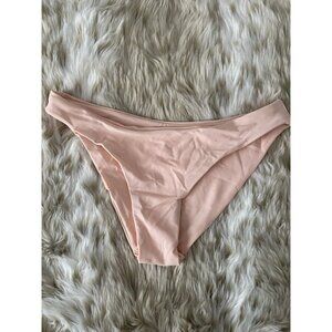 Pale PINK Cheeky Bikini Bottoms, Size medium NWOT